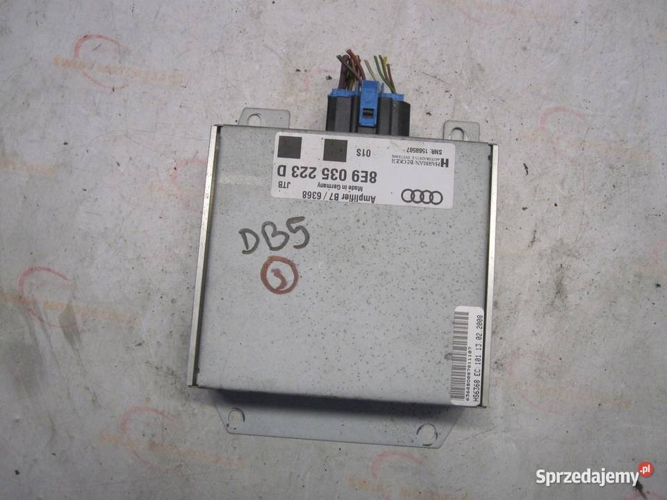AUDI A4 B7 SLINE 08r wzmacniacz audio 8E9035223D Kielce