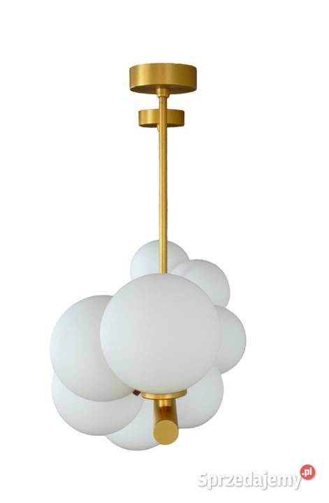 Modernistyczna złota lampa wisząca GLYGEN Nowe