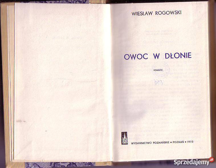 6188 OWOC W DŁONIE WIESŁAW ROGOWSKI Czyrna