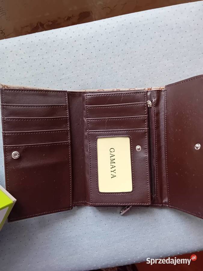 nowy efektowny i ekologiczny portfelik Warszawa