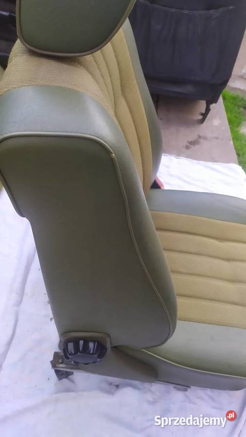 Mercede W123 Fotel pasażera ziel 2seria Łagiewniki