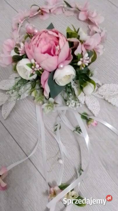 Wianek komunijny duży kwiaty Poznań