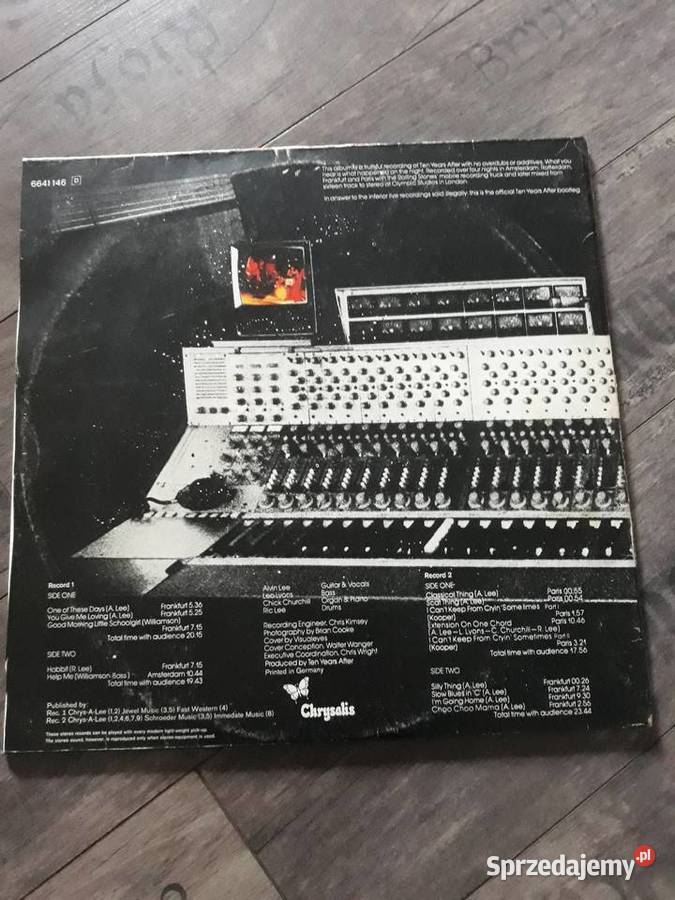 Niezapomniane koncerty TEN YEARS AFTER Live 1973 płyta winylowa Rzeszów