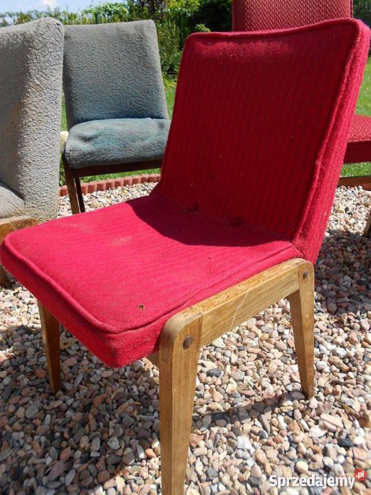 Krzesła Fotel PRL Vintage Tapicerowane AGA Wrocław