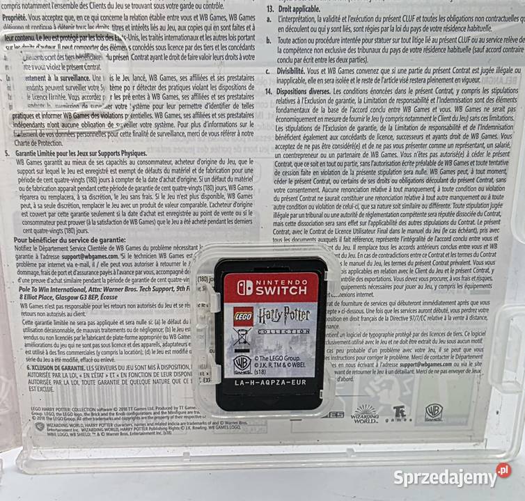 Gra Lego Harry Potter Collection Nintendo Switch Elbląg
