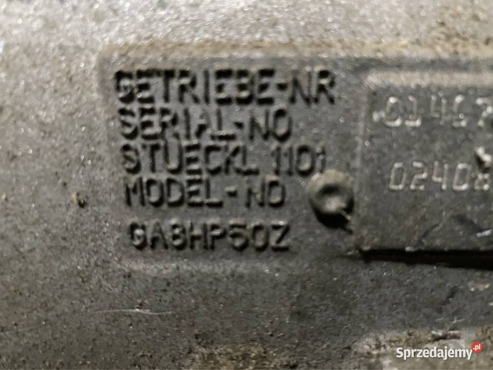 Skrzynia biegów GA8HP50Z Xdrive
