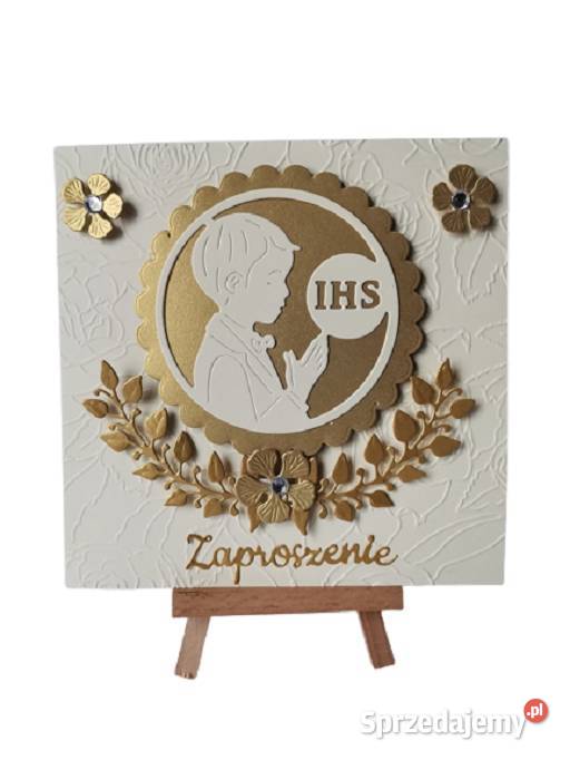 Zaproszenia Komunia Chłopięce Łuk Chłopiec Z Poznań