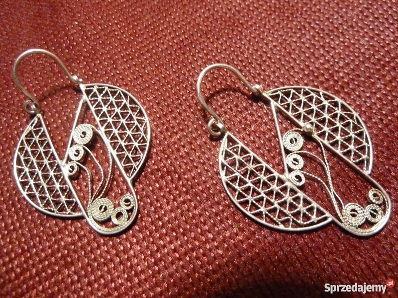 kolczyki Imago Artis srebrne mazowieckie Radom sprzedam