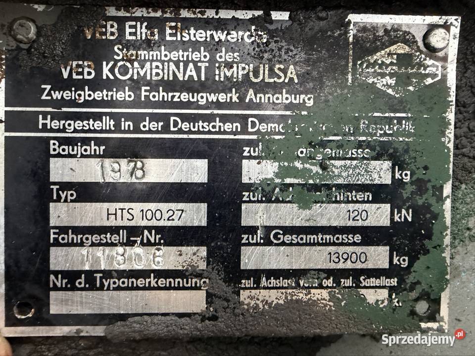 Beczka do wody beczkowóz gnojowicy Fortschritt Mała Słońca