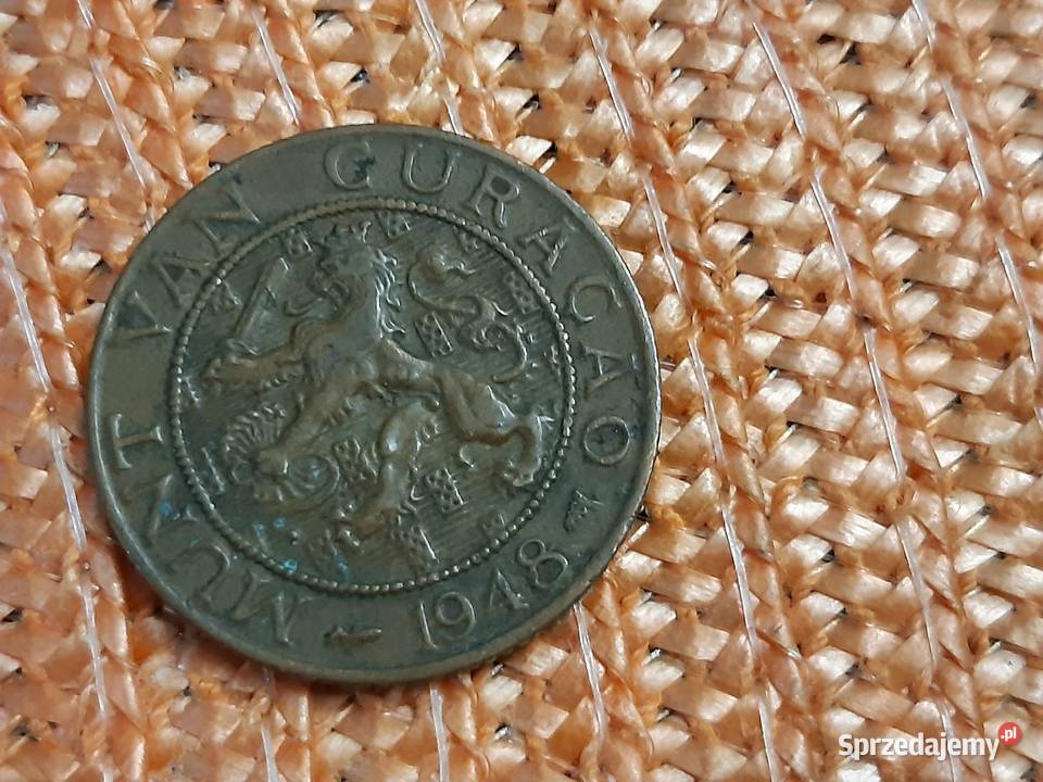 moneta Curacao z 1948r podlaskie Łomża sprzedam