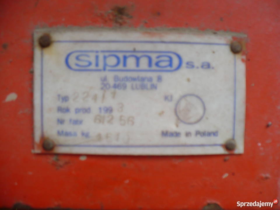 Prasa kostkująca Sipma Z 2241 z podajnikiem nieuszkodzony Rolnictwo kujawsko-pomorskie Jeleń