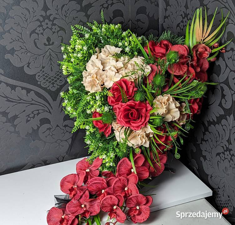 Wiązanka nagrobna DUŻA 105 długości Piękna Wszystkich Świętych Pałecznica-Kolonia