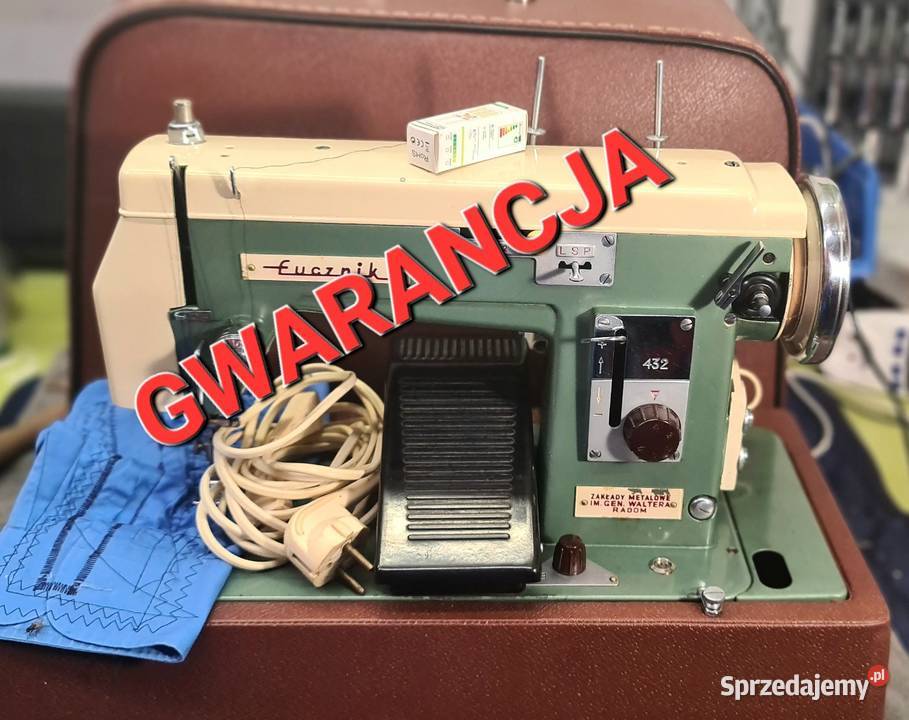 Łucznik 432 serwisie walizkowa maszyna do szycia Śrem sprzedam