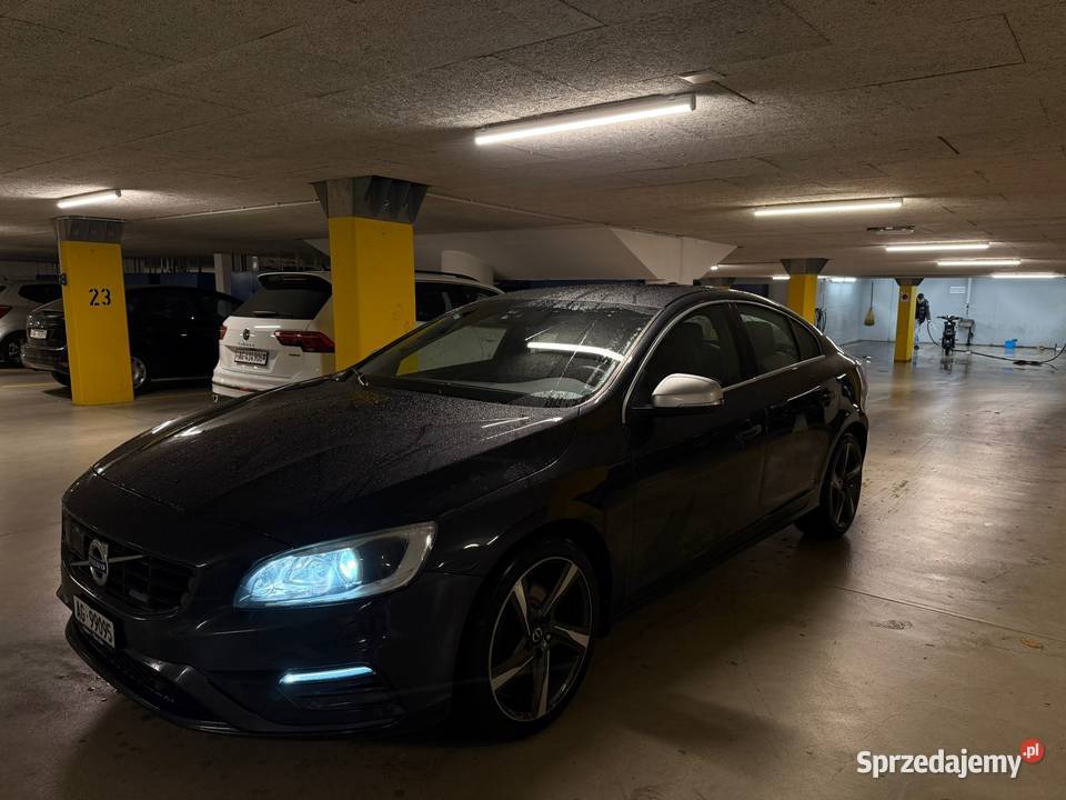 Volvo S60 20 D4 RDESIGN OPŁACONY BEZWYPADKOWY reflektory ksenonowe Lublin