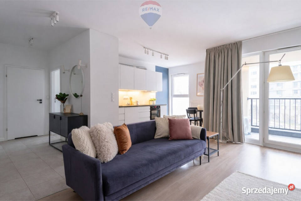 Mokotów 55 m 2 pokoje możliwe 3 zieleń Sprzedaż Warszawa sprzedam