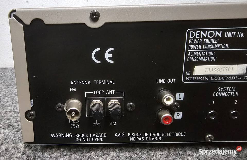 Tuner Stereo Denon UTUF88 Personal Component Radioodtwarzacze Kraków