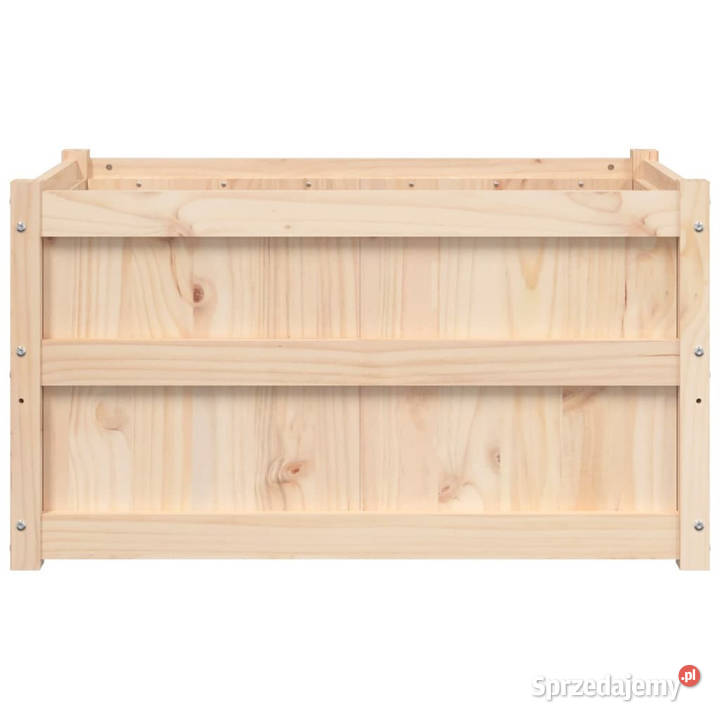 Donice ogrodowe 2 lite drewno sosnowe WM837460 Warszawa
