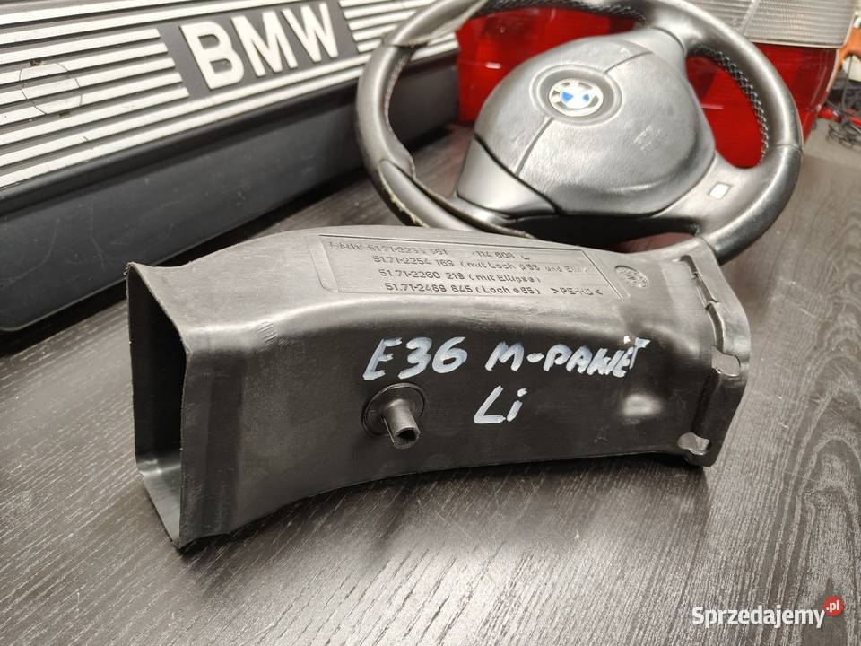 Bmw e36 wlot kanał powietrza mpakiet lewy Aleksandrów Łódzki