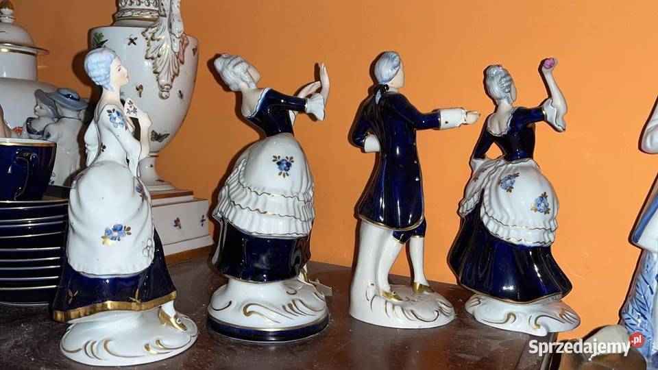 figurka damy arystokraty Royal Dux Gdańsk