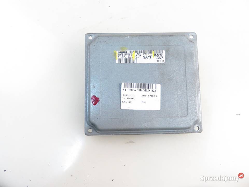 STEROWNIK FORD FOCUS MK2 II 16 4M5112A650HF Komputery