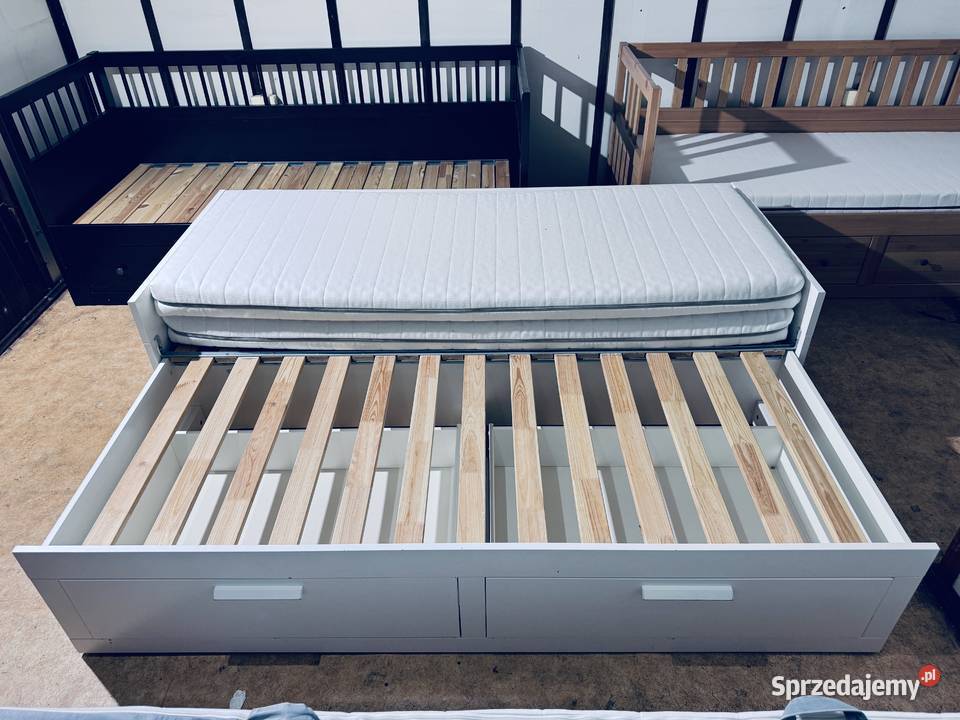 WYPRZEDAŻ 3 sztuki IKEA BRIMNES Leżanka Łóżko z śląskie Rybnik