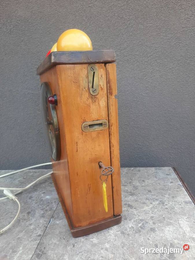 82 Stary zegar bilardowy elektryczny na monety Antyki pomorskie Tczew