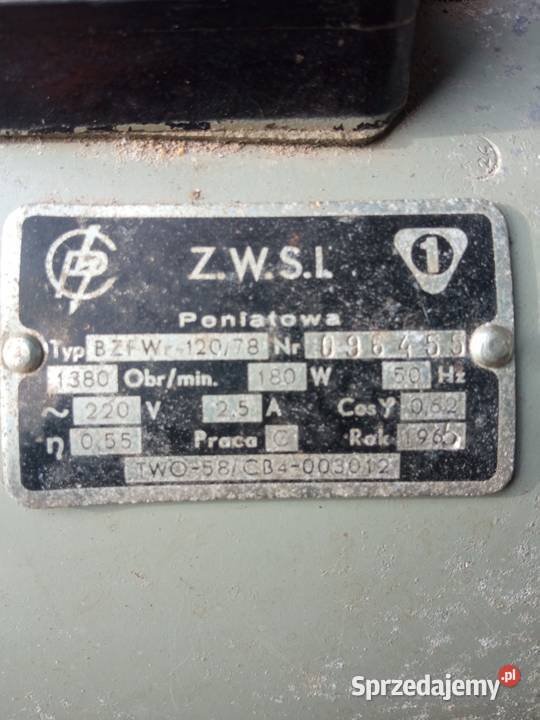 Silniki do maszyn urządzeń sprawne całość 520 Sosnowiec