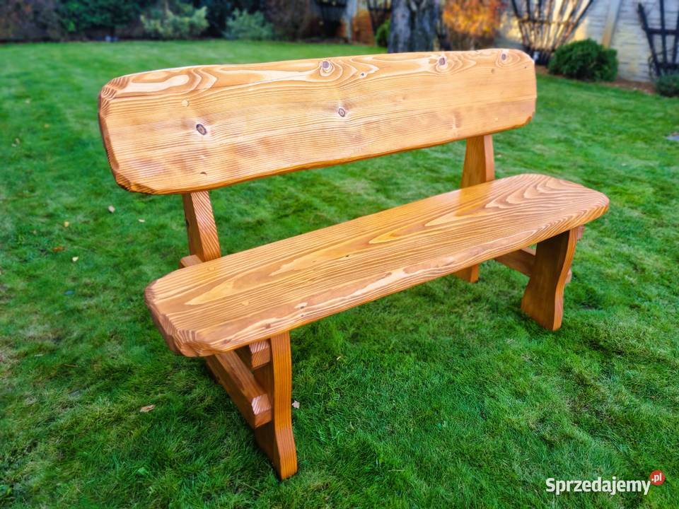 masywne drewniane meble OGRODOWE zestawy opolskie Chrząstowice