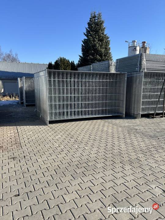 Ogrodzenie budowlane tymczasowe 200mb komplet