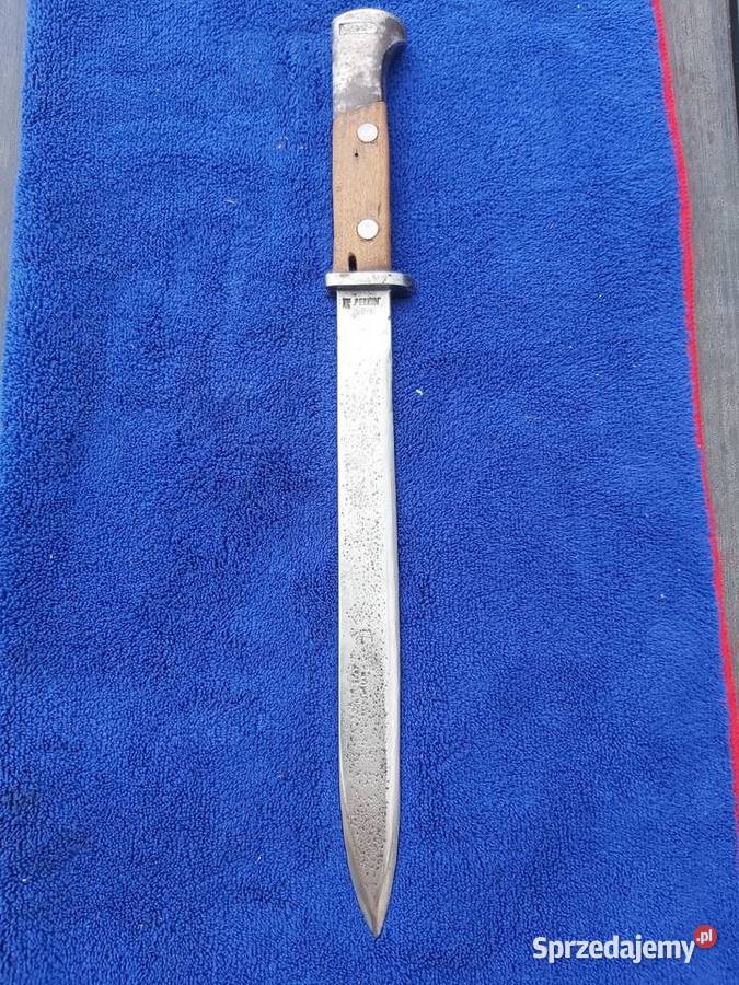 Polski bagnet Perkun wz 29 zniemczony niemieckie Militaria Wschowa