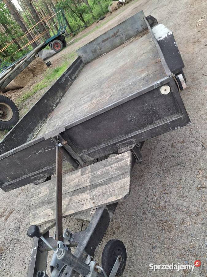 Przyczepa laweta pod minikoparke quada traktorek 1480kg lubuskie Krosno Odrzańskie
