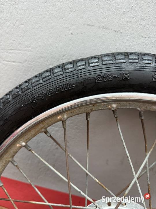 Felga koło przednie przód 16 Romet Kadet Komar łódzkie Gidle