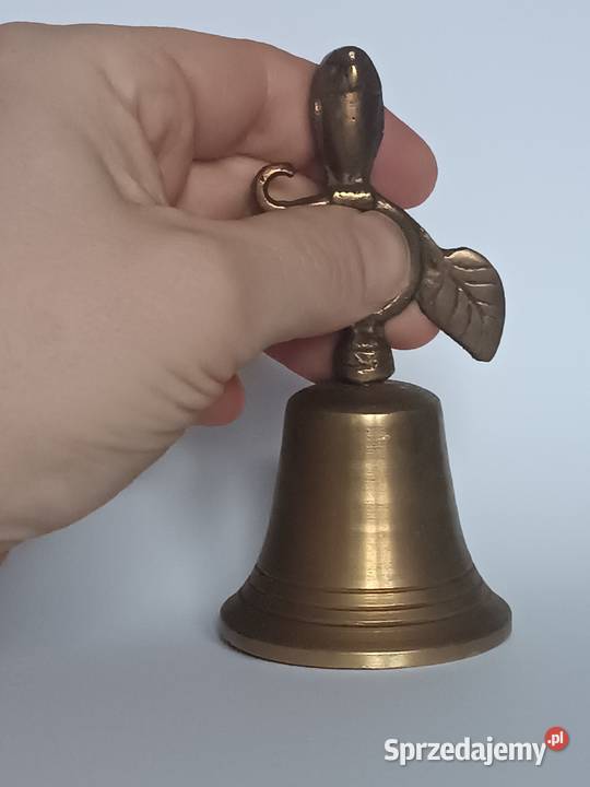 Mosiężny dzwonek ozdobny z motywem winorośli Rzeszów sprzedam