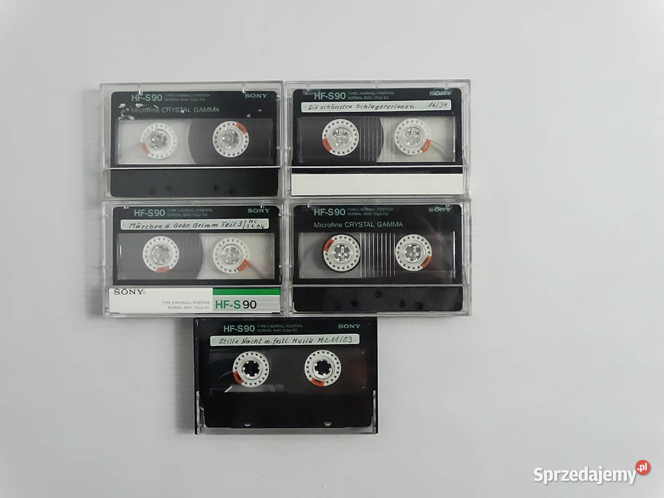 Srebrna gratka fanów analogu Zestaw kaset Sony Biłgoraj