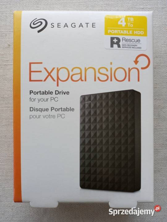Dysk zewnętrzny Seagate HDD 4TB 25cala Dyski lubelskie Tomaszów Lubelski sprzedam