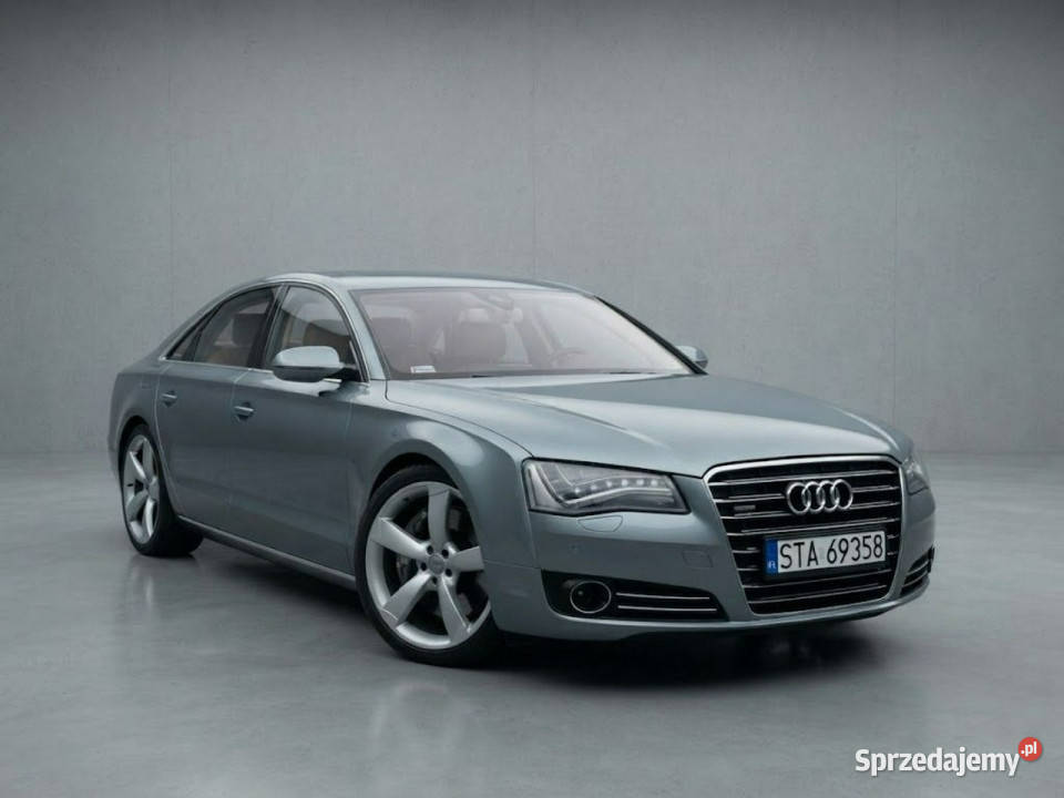 Audi A8 Faktura VAT 23 42 TDI wyposażenie D4 lakier metallic Tarnowskie Góry