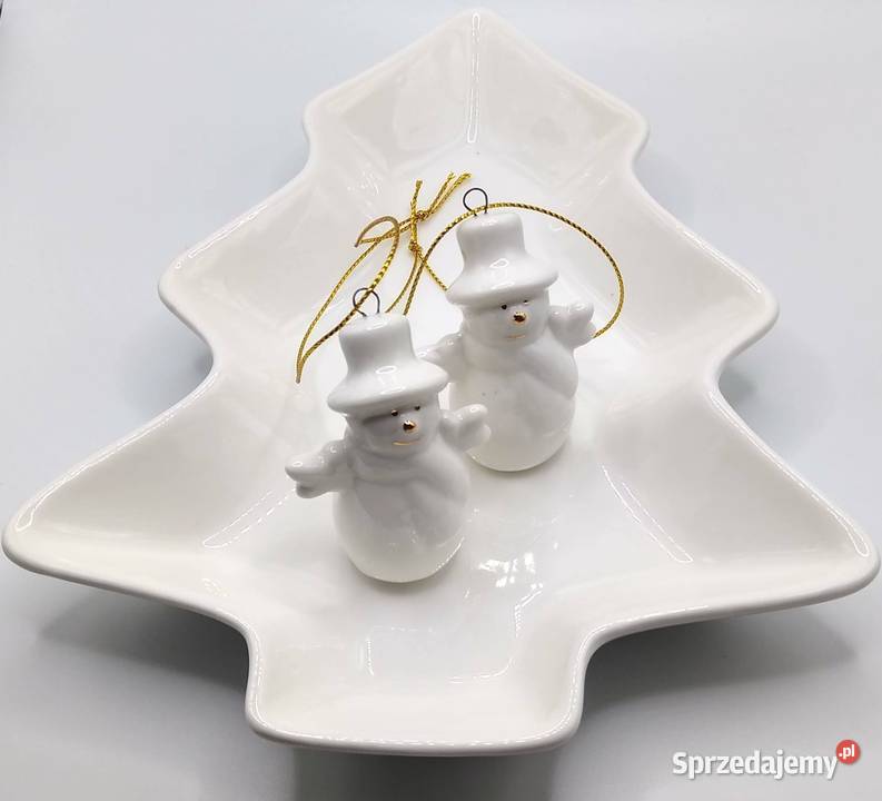 Bałwan Bałwanki Ceramika 2 sztuki Gdańsk