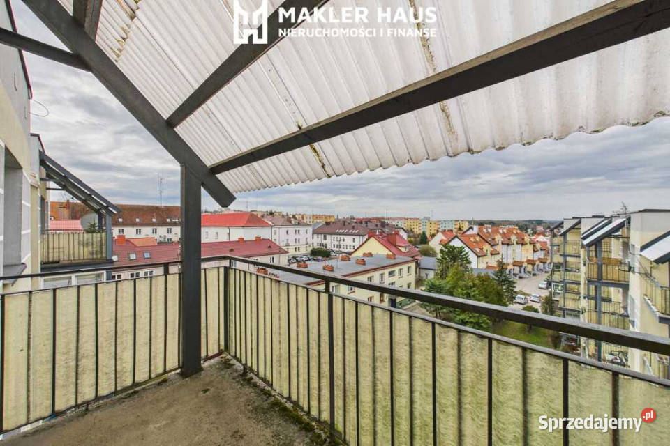Mieszkanie 60 m z balkonem centrum miasta Gołdap