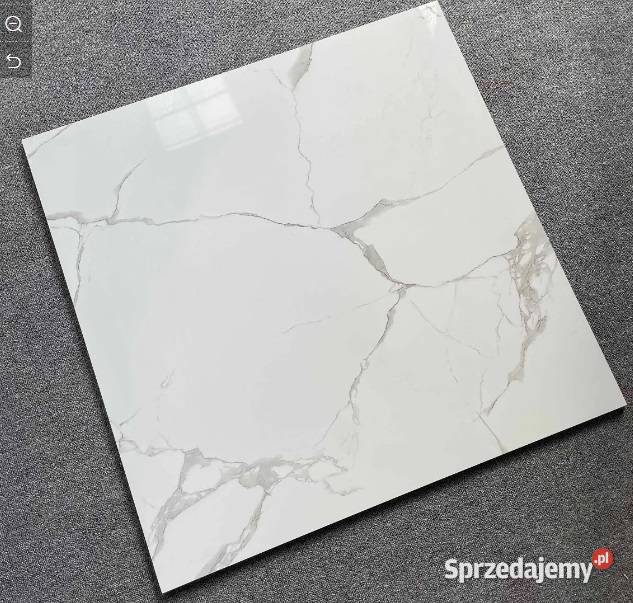 GRES CARRARA WHITE 60X60 BIAŁY MARMUR POŁYSK gII Piotrków Trybunalski