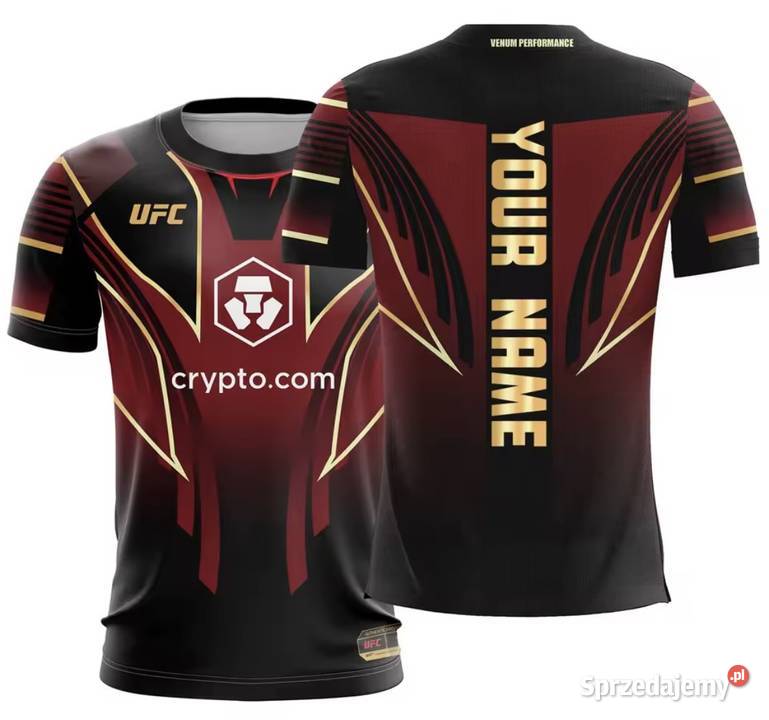 Personalizowana koszulka 20 wzorów UFC 2025 Odzież sportowa Kostrzyn