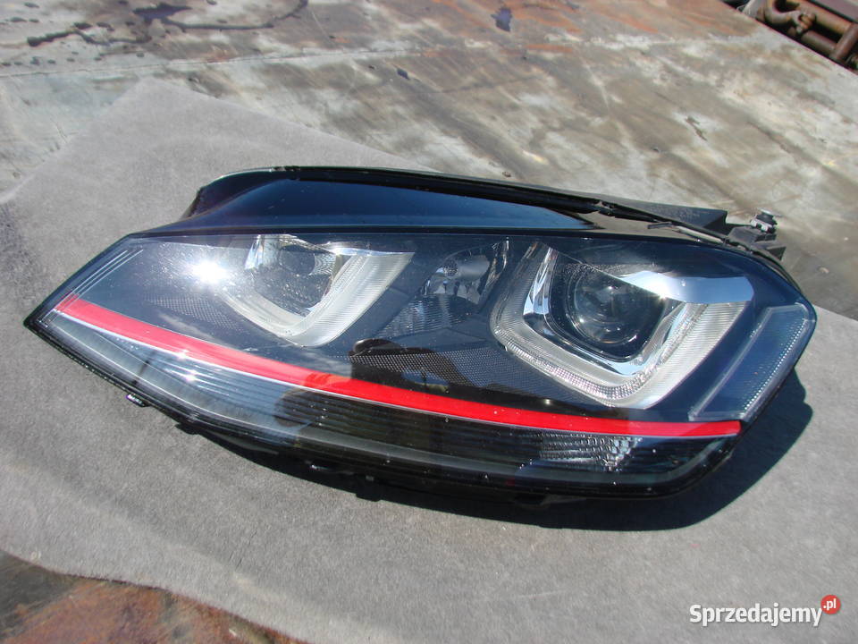 VW Golf VII GTI Bixenon LED ORG EU 3przetwornice lewe podkarpackie Mielec