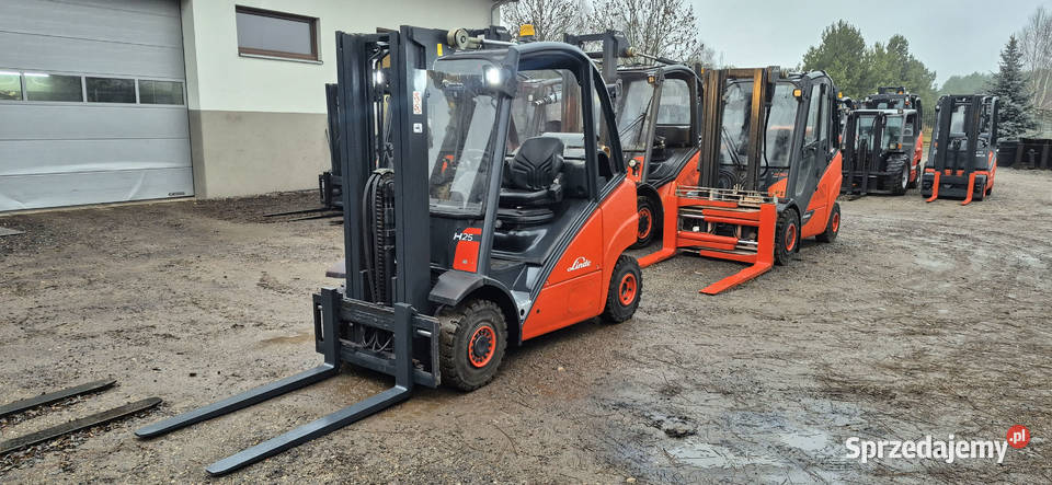 Wózek Widłowy Linde H25T Triplex 470 m 4 sekcje Wózki widłowe Małkinia Górna