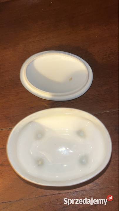 Puzderko PM Import Na 4 nóżkachKobalt Złocone