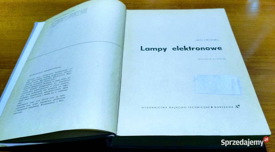 Lampy elektronowe Jan Hennel Podręczniki twarda