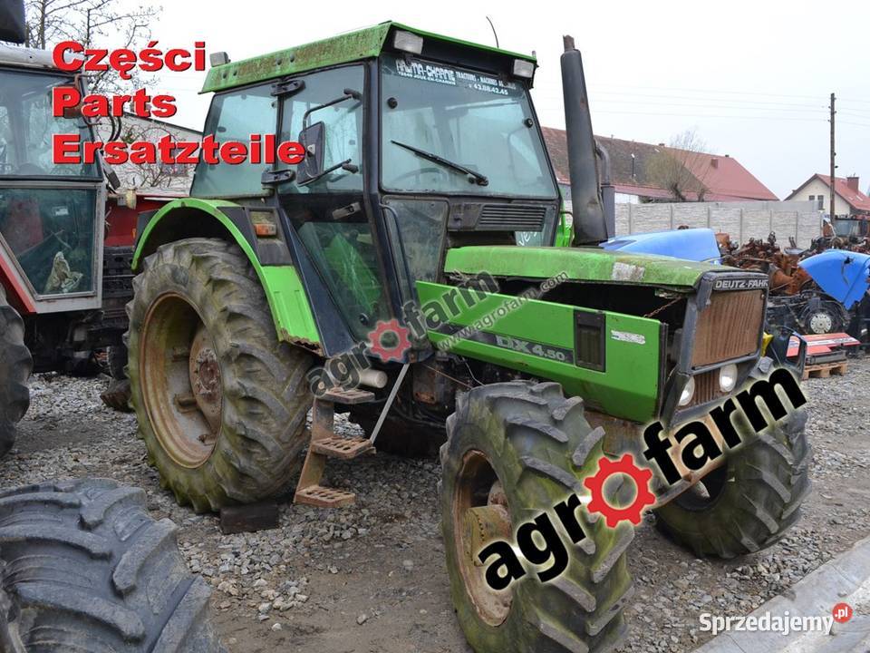 Deutz DX 450 części skrzynia biegów silnik oś Byków