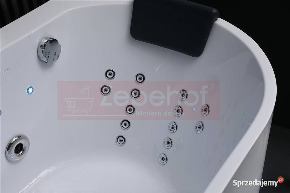 Wanna z hydromasażem EBX802 prostokątna Grabówka