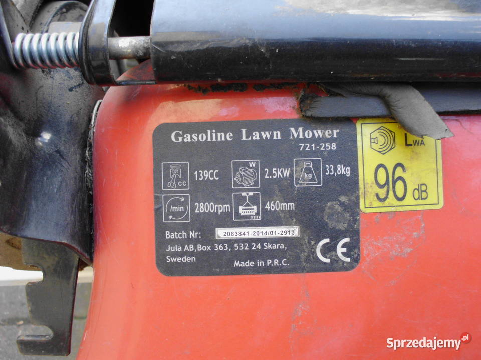 Meec Laweta do kosiarki spalinowej rama obudowa pomorskie