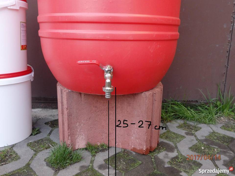 Beczka na deszczówkę 110 l z zaworkiem