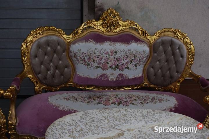 Barokowy Komplet Wypoczynkowy Wypoczynek w małopolskie Kraków