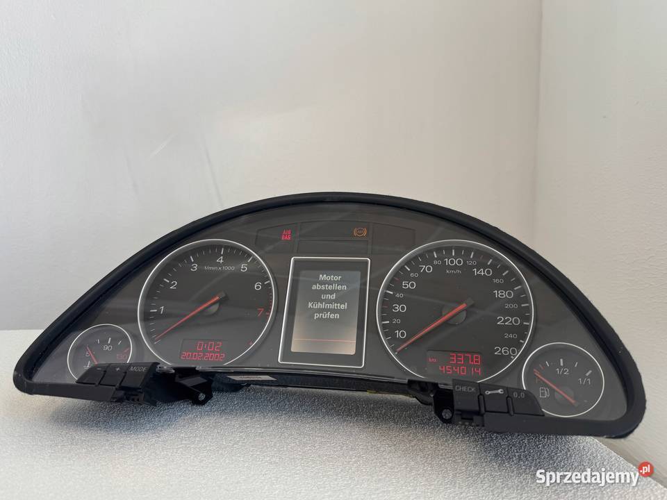 LICZNIK ZEGARY KOLOROWY FIS AUDI A4 B6 Rok produkcji 2002 mazowieckie Warszawa sprzedam